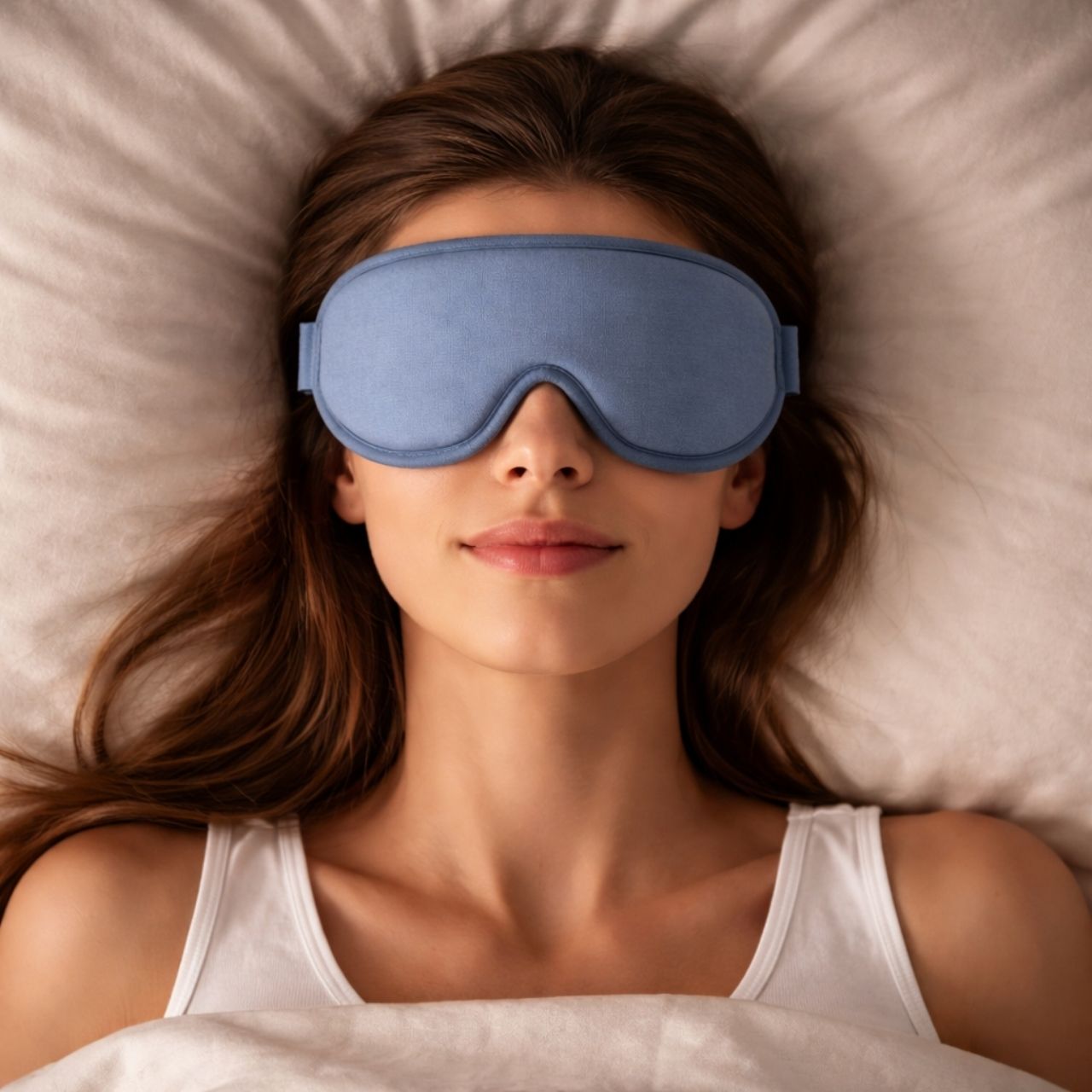 3D Blackout Sleep Eye Mask with Memory Foam for Light-Sensitive Sleepers