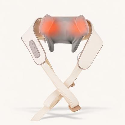 Heated Neck & Shoulder Massager for Office Work – Deep Tissue Shiatsu Back Massager for Neck Pain & Upper Back Relief