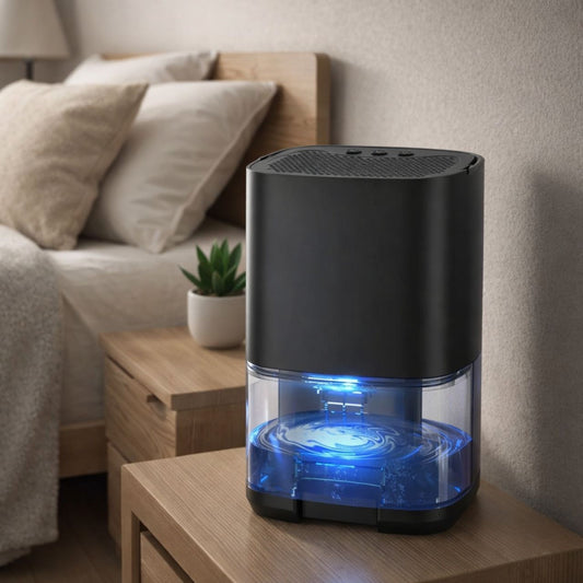 Dehumidifier for Damp and Moisture Control – 1000ml Quiet Dehumidifier for Home, Office, and RV