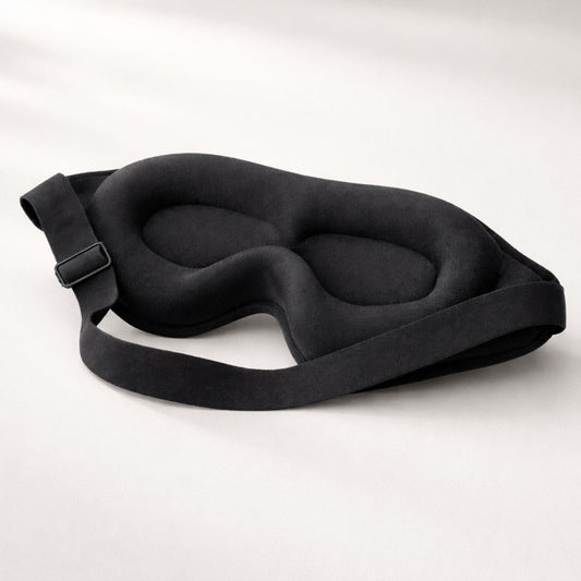 3D Blackout Sleep Eye Mask with Memory Foam for Light-Sensitive Sleepers