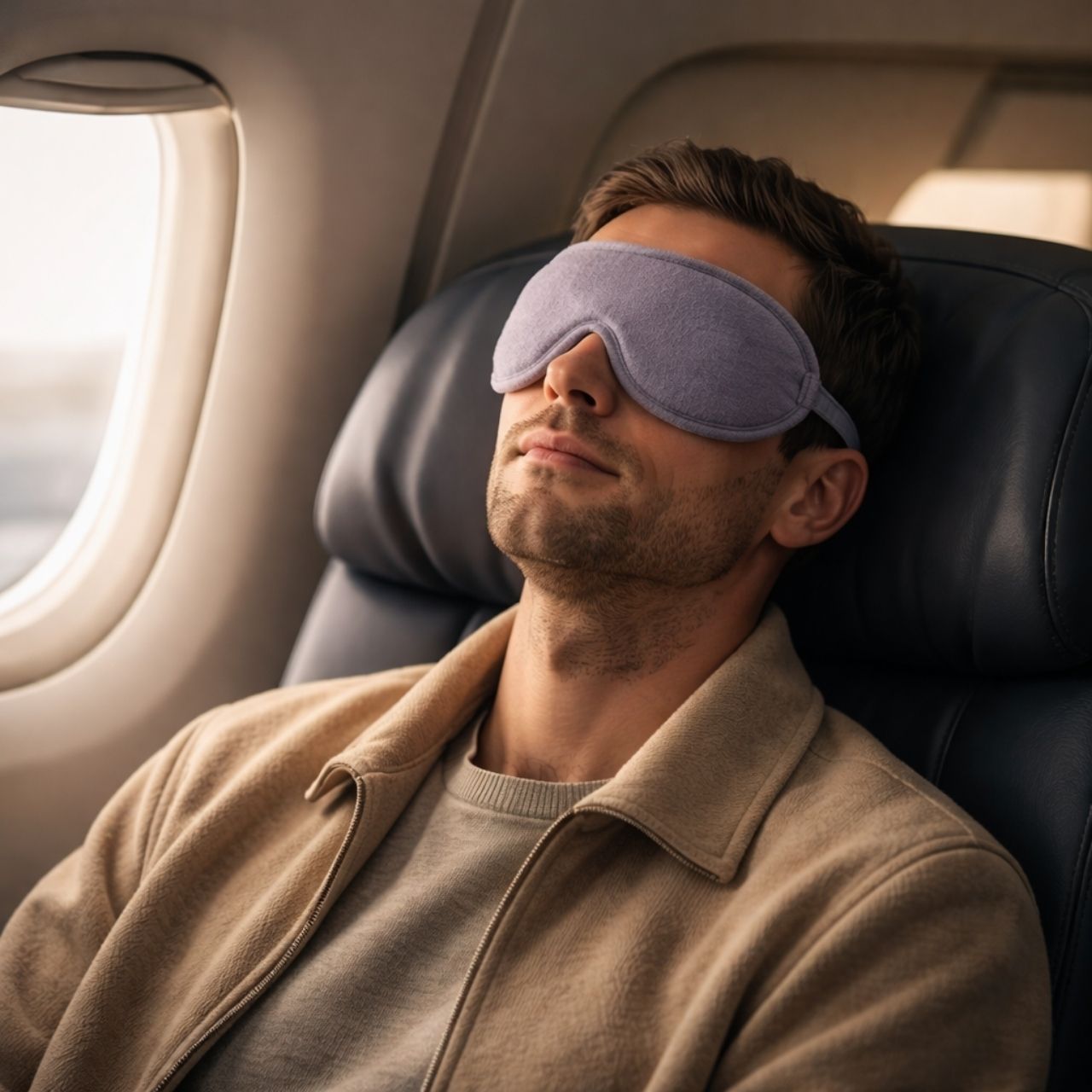 3D Blackout Sleep Eye Mask with Memory Foam for Light-Sensitive Sleepers