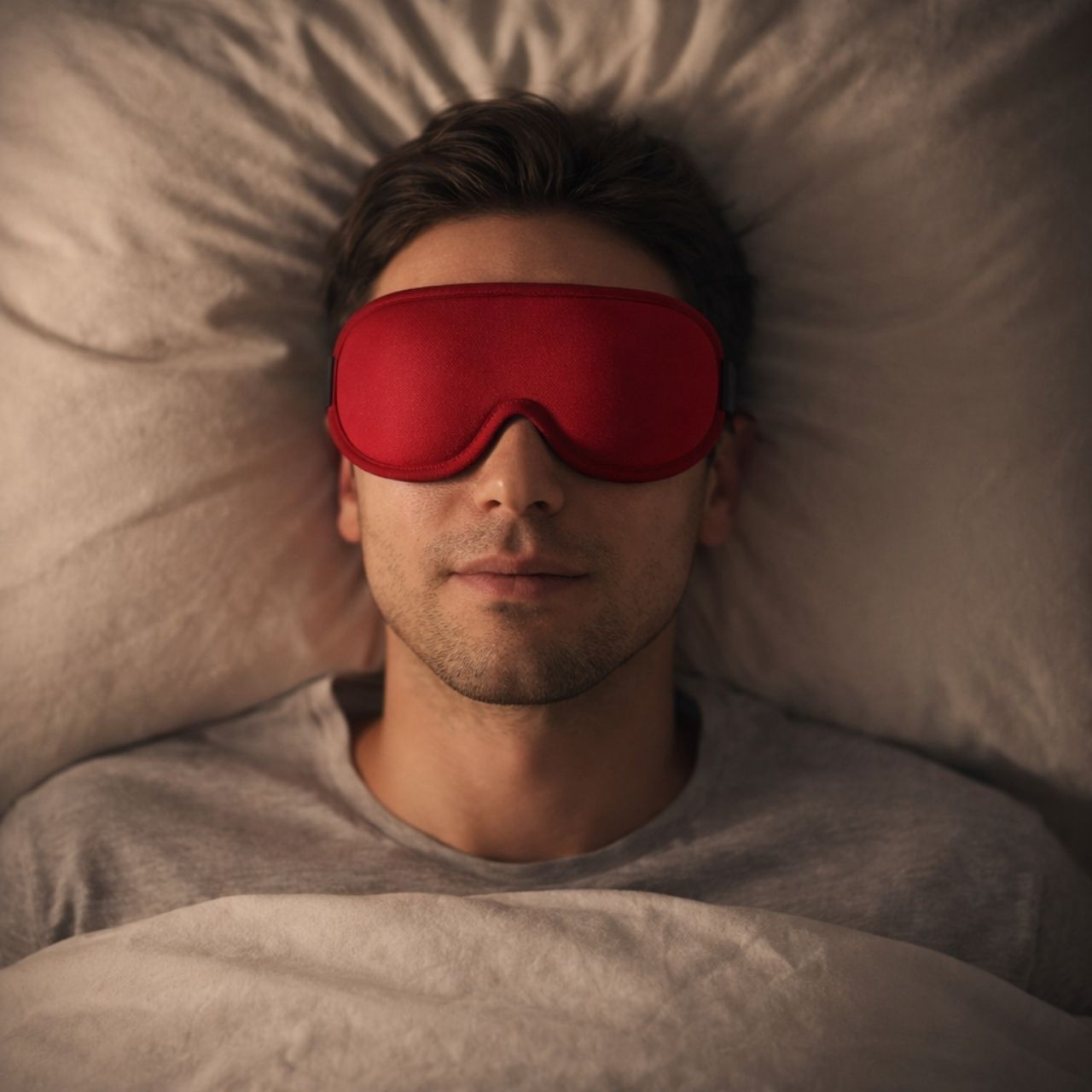 3D Blackout Sleep Eye Mask with Memory Foam for Light-Sensitive Sleepers