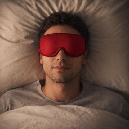 3D Blackout Sleep Eye Mask with Memory Foam for Light-Sensitive Sleepers