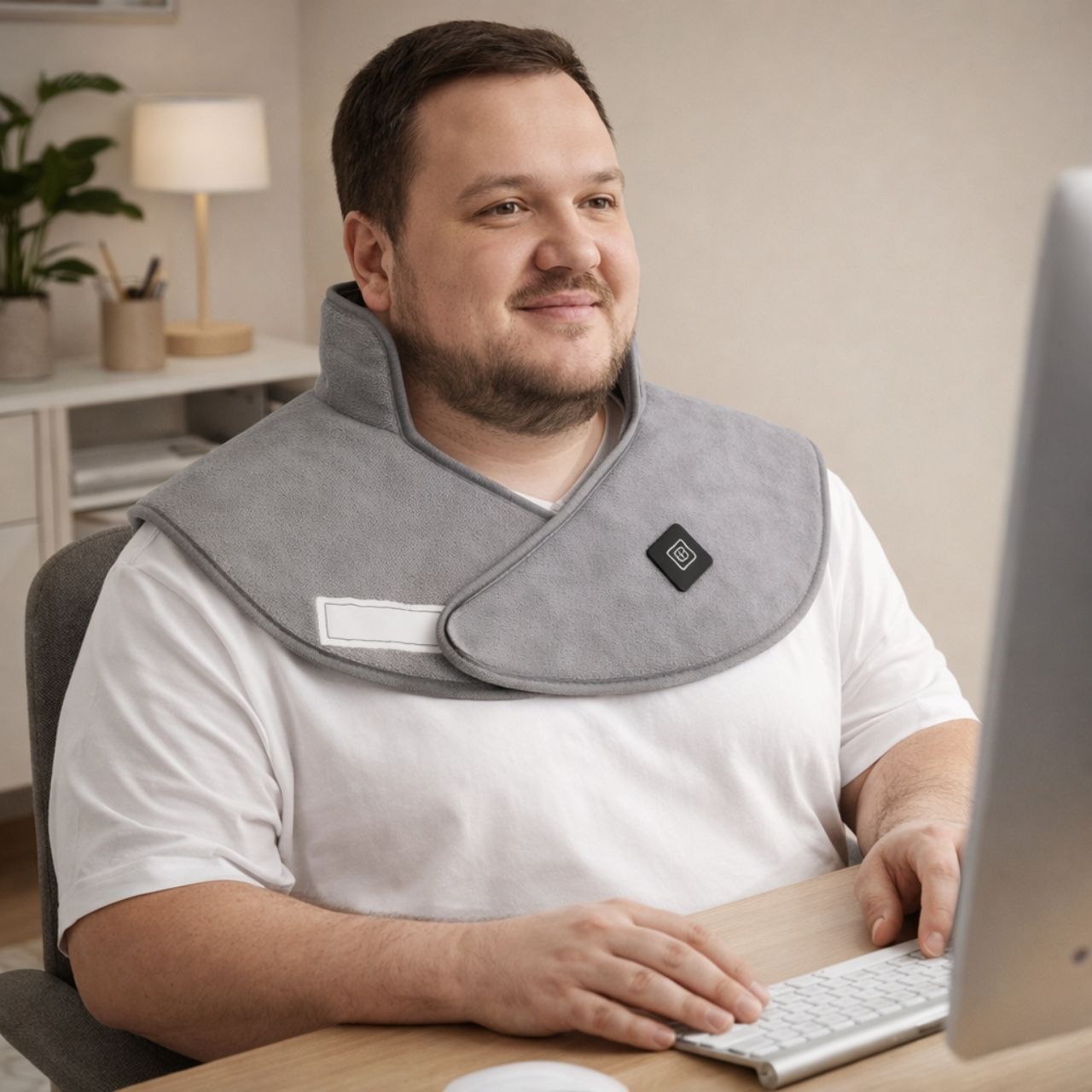 USB Heated Neck & Shoulder Wrap with Adjustable Heat