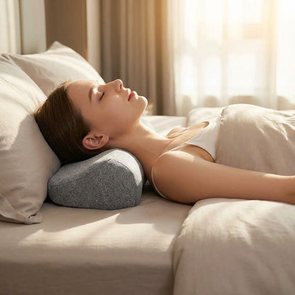 Cervical Memory Foam Pillow – Ergonomic Contour Neck Support Pillow for Back Sleepers