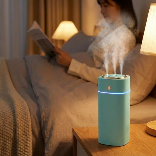 Quiet Bedroom Humidifier with Soft Night Light – Gentle Mist for Better Sleep and Breathing
