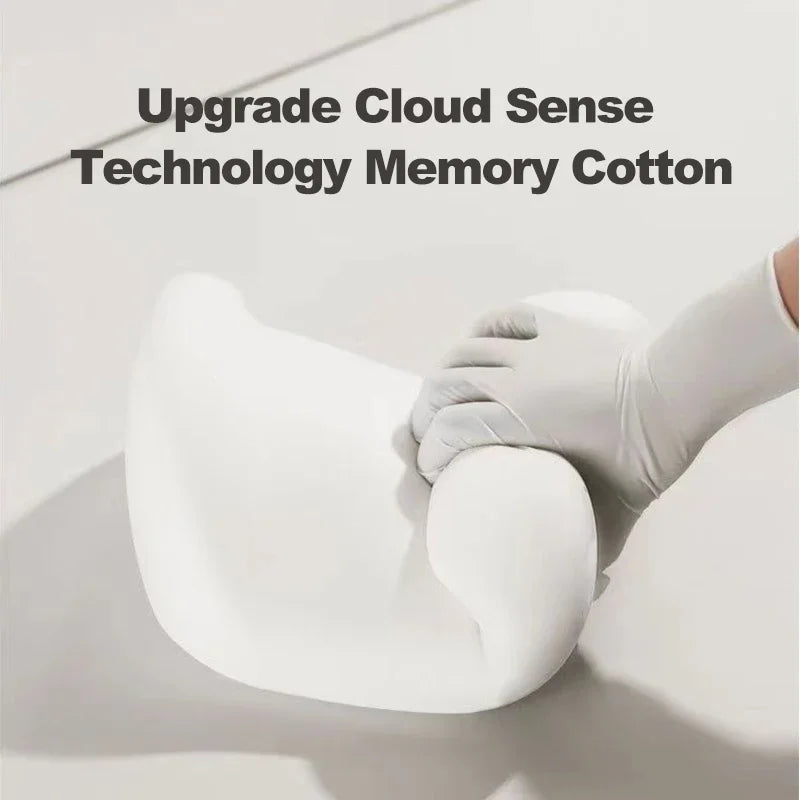 Car Neck & Lumbar Support Pillow – Memory Foam Headrest and Back Cushion for Driving Comfort