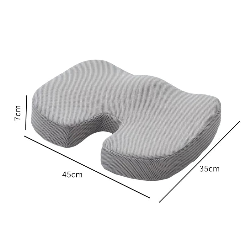 Ergonomic Memory Foam Seat Cushion for Office Chair – Comfort Cushion for Long Sitting