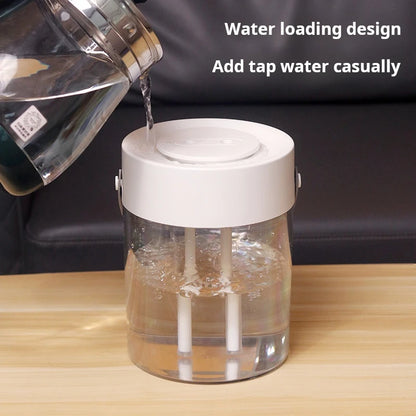 Humidifier for Dry Air Relief – Quiet 3L Double Spray Humidifier for Bedroom and Office