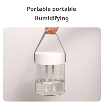 Humidifier for Dry Air Relief – Quiet 3L Double Spray Humidifier for Bedroom and Office