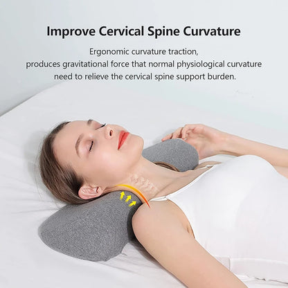 Cervical Memory Foam Pillow – Ergonomic Contour Neck Support Pillow for Back Sleepers