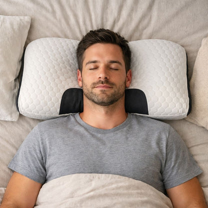 Cervical Neck Pillow for Sleeping – Ergonomic Contour Pillow with Fiber Support - Circadian Dream