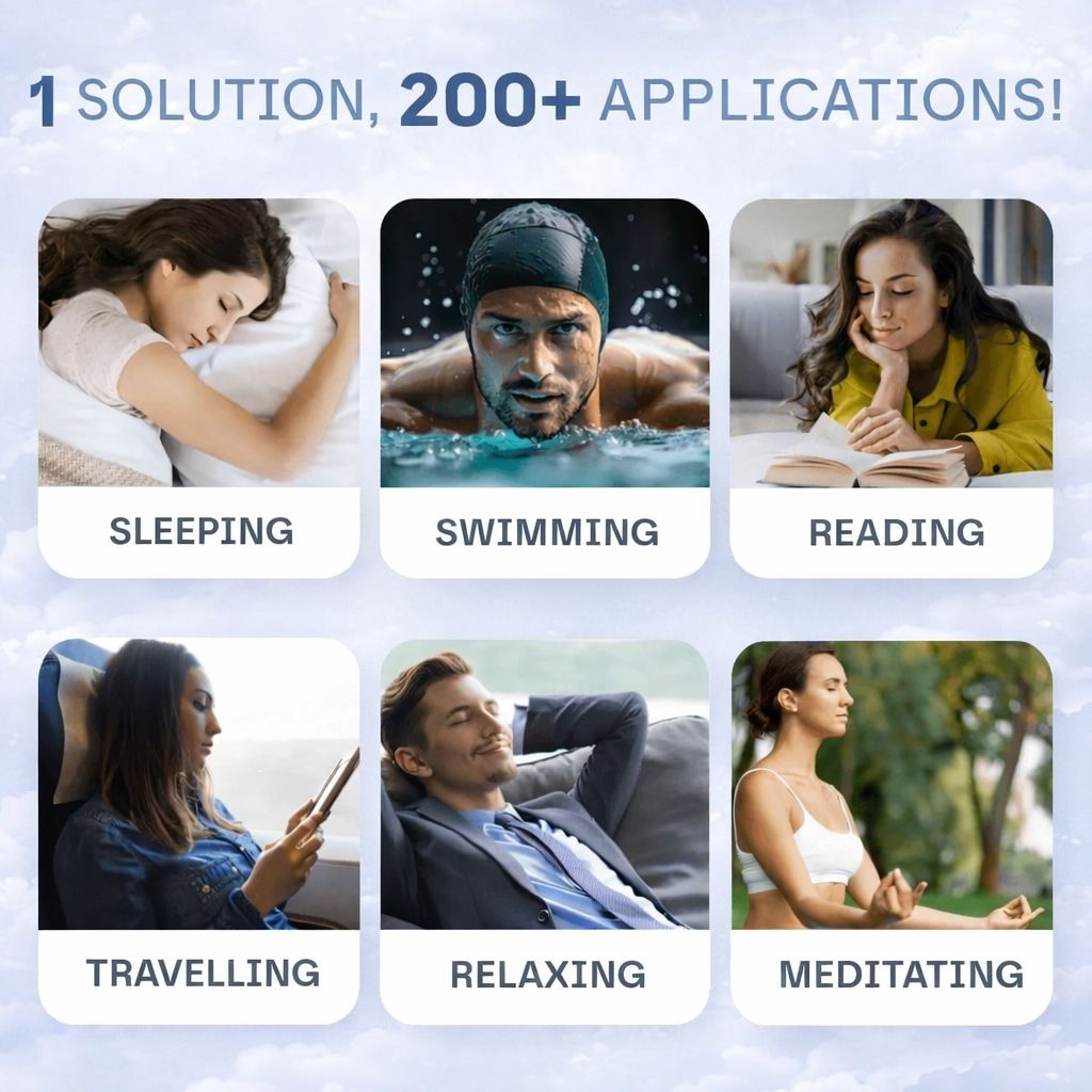 Ear Plugs for Deep Sleep - 33dB Noise Reduction Reusable - Circadian Dream