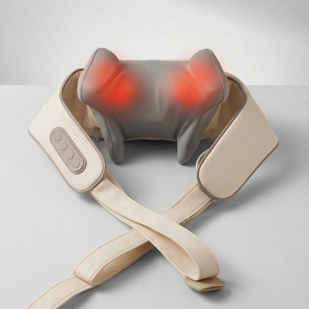 Heated Neck & Shoulder Massager for Office & Desk Work – Deep Tissue Shiatsu Back Massager with Heat for Neck Pain, Shoulder Tension & Upper Back Relief - Circadian Dream