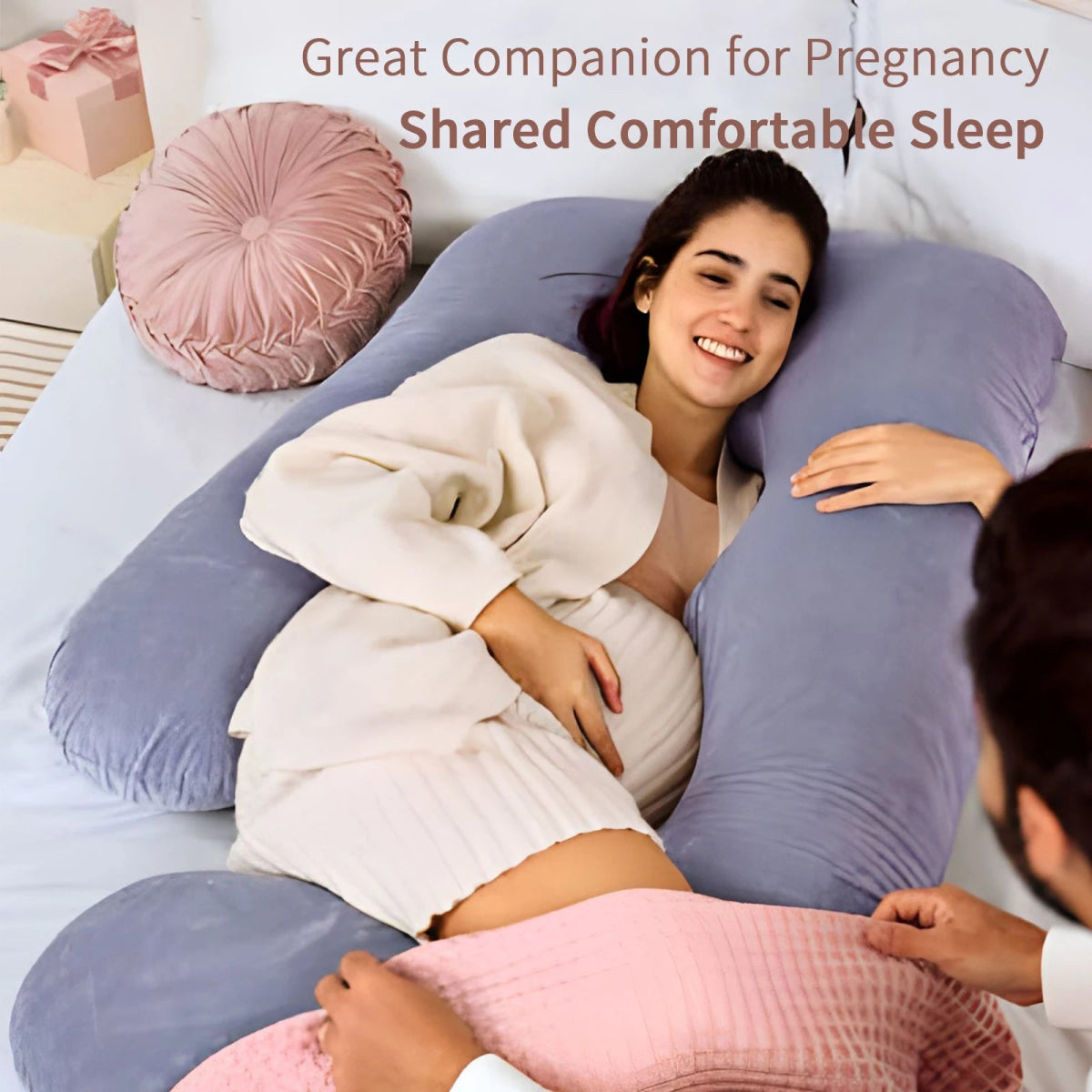 Pregnancy Pillow for Sleeping – G Shaped Full Body Maternity Pillow - Circadian Dream