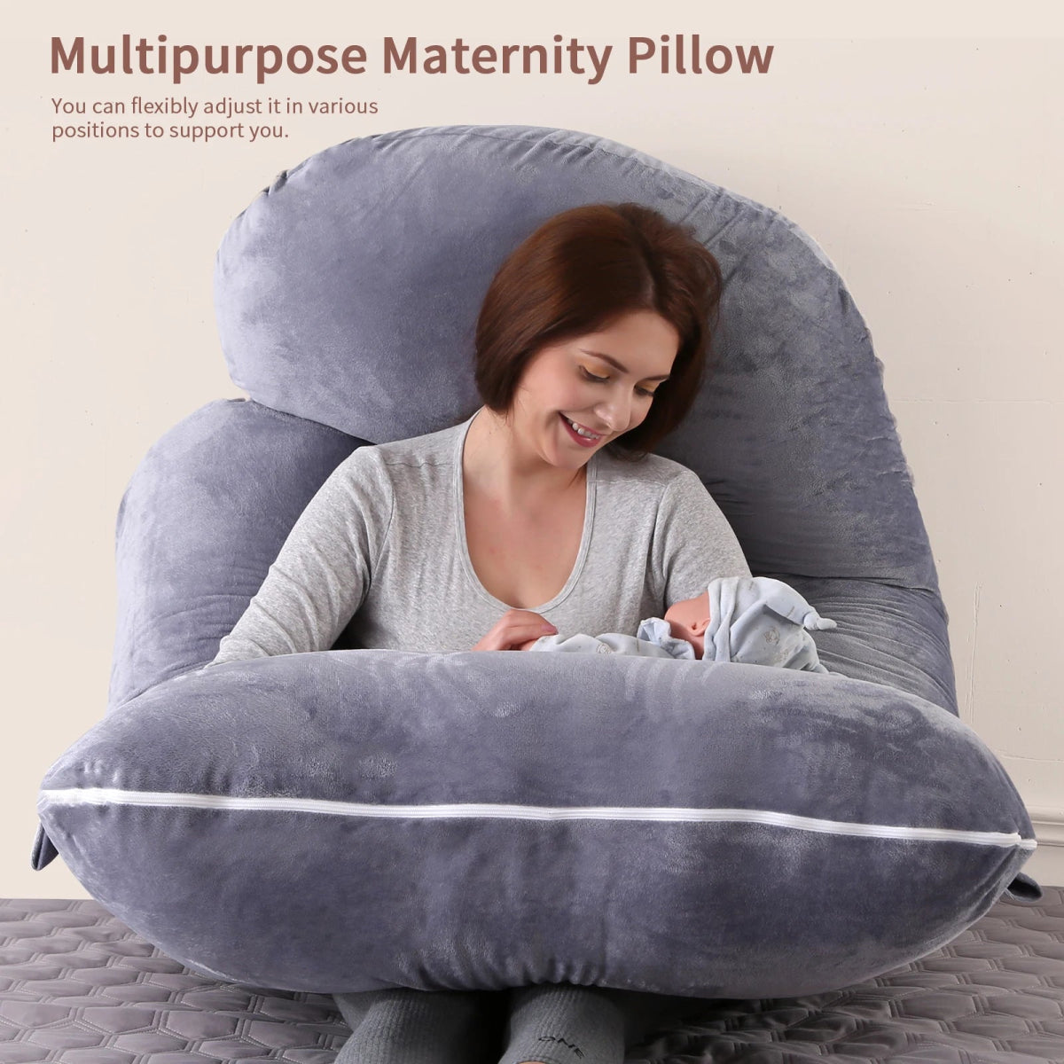 Pregnancy Pillow for Sleeping – G Shaped Full Body Maternity Pillow - Circadian Dream