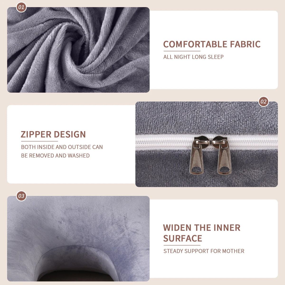 Pregnancy Pillow for Sleeping – G Shaped Full Body Maternity Pillow - Circadian Dream