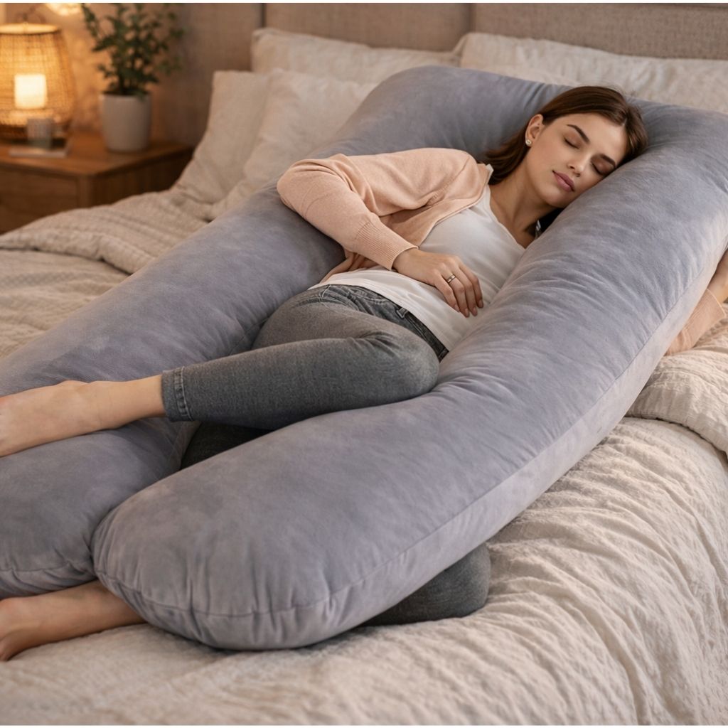 Pregnancy Pillow for Sleeping – G Shaped Full Body Maternity Pillow - Circadian Dream