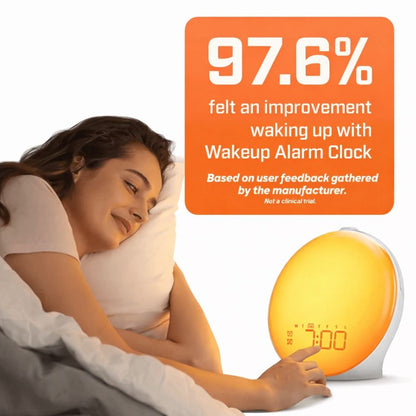 Sunrise Alarm Clock with Night Light & White Noise – Wake Up Light Alarm Clock - Circadian Dream